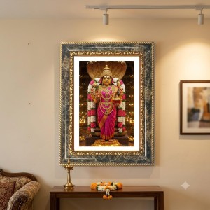 Lakshmi Decorative Photo Frame With White Mount | Premium Wall & Tabletop Picture Frame | Home, Office & Temple Decoration | 8x12 Inch (Pack Of 1) (F31573) Lakshmi Decorative Photo Frame With White Mount | Premium Wall & Tabletop Picture Frame | Home, Office & Temple Decoration | 8x12 Inch (Pack Of 1) (F31573)