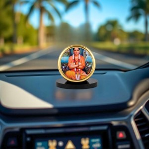 Car Dashboard/Table Top Lord Dattatreya Metal Golden Photo Stand 2x2 Inches, Compact & Stylish Spiritual Display For Car, Home & Office (Pack Of 1) (F24537) Car Dashboard/Table Top Lord Dattatreya Metal Golden Photo Stand 2x2 Inches, Compact & Stylish Spiritual Display For Car, Home & Office (Pack Of 1) (F24537)