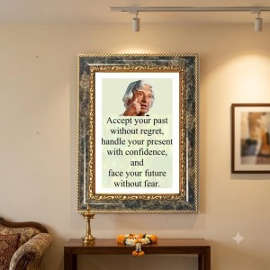 A.P.J. Abdul Kalam Quote Decorative Photo Frame With White Mount | Premium Wall & Tabletop Picture Frame | Home, Office & Temple Decoration | 8x12 Inch (Pack Of 1) (F33047) A.P.J. Abdul Kalam Quote Decorative Photo Frame With White Mount | Premium Wall & Tabletop Picture Frame | Home, Office & Temple Decoration | 8x12 Inch (Pack Of 1) (F33047)