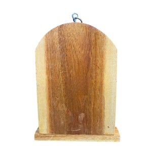 Wooden Ganesha Key Holder for Wall with 5 Metal Hooks | Handcrafted Wooden Ganesh Key Stand & Key Hanger | Decorative Wall Mounted Key Organizer for Home Entrance, Living Room & Office