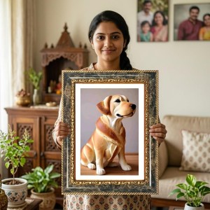 ToToast Decorative Photo Frame With White Mount | Premium Wall & Tabletop Picture Frame | Home, Office & Temple Decoration | 10x14 Inch (Pack Of 1) (F32624) ToToast Decorative Photo Frame With White Mount | Premium Wall & Tabletop Picture Frame | Home, Office & Temple Decoration | 10x14 Inch (Pack Of 1) (F32624)