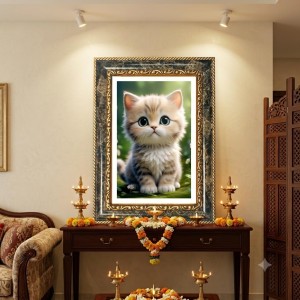 Gio In The Garden Decorative Photo Frame With White Mount | Premium Wall & Tabletop Picture Frame | Home, Office & Temple Decoration | 12x16 Inch (Pack Of 1) (F32547)