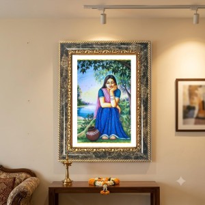 Radhaa Decorative Photo Frame With White Mount | Premium Wall & Tabletop Picture Frame | Home, Office & Temple Decoration | 10x14 Inch (Pack Of 1) (F32625) Radhaa Decorative Photo Frame With White Mount | Premium Wall & Tabletop Picture Frame | Home, Office & Temple Decoration | 10x14 Inch (Pack Of 1) (F32625)