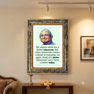 Krishna Decorative Photo Frame With White Mount | Premium Wall & Tabletop Picture Frame | Home, Office & Temple Decoration | 10x14 Inch (Pack Of 1) (F32377)