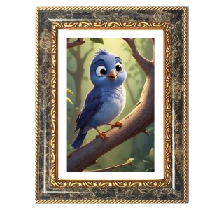 Blu Decorative Photo Frame With White Mount | Premium Wall & Tabletop Picture Frame | Home, Office & Temple Decoration | 12x16 Inch (Pack Of 1) (F32406) Blu Decorative Photo Frame With White Mount | Premium Wall & Tabletop Picture Frame | Home, Office & Temple Decoration | 12x16 Inch (Pack Of 1) (F32406)