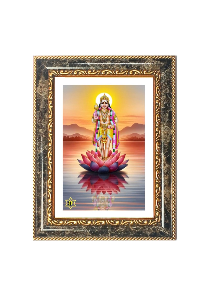 Murugann Decorative Photo Frame With White Mount | Premium Wall & Tabletop Picture Frame | Home, Office & Temple Decoration | 12x16 Inch (Pack Of 1) (F31549)