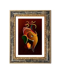 Ganeshaa Decorative Photo Frame With White Mount | Premium Wall & Tabletop Picture Frame | Home, Office & Temple Decoration | 12x16 Inch (Pack Of 1) (F32436)