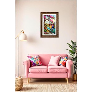 Vertical16X24 Inches Frame Big Photo Frame - 20x28 Inches For Home,Temple & Office Decoration (F10888)
