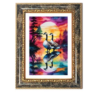 Duck Decorative Photo Frame With White Mount | Premium Wall & Tabletop Picture Frame | Home, Office & Temple Decoration | 12x16 Inch (Pack Of 1) (F33029) Duck Decorative Photo Frame With White Mount | Premium Wall & Tabletop Picture Frame | Home, Office & Temple Decoration | 12x16 Inch (Pack Of 1) (F33029)