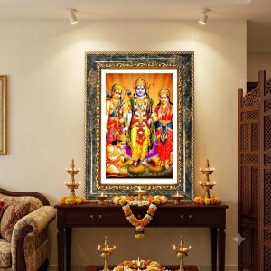 Ram Darbar Decorative Photo Frame With White Mount | Premium Wall & Tabletop Picture Frame | Home, Office & Temple Decoration | 8x12 Inch (Pack Of 1) (F33127) Ram Darbar Decorative Photo Frame With White Mount | Premium Wall & Tabletop Picture Frame | Home, Office & Temple Decoration | 8x12 Inch (Pack Of 1) (F33127)