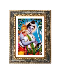 Ganeshaa And Krishna Decorative Photo Frame With White Mount | Premium Wall & Tabletop Picture Frame | Home, Office & Temple Decoration | 8x12 Inch (Pack Of 1) (F33119)