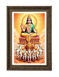 Surya Big Photo Frame - 20x28 Inches For Home,Temple & Office Decoration (F11092)