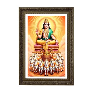 Surya Big Photo Frame - 20x28 Inches For Home,Temple & Office Decoration (F11092)