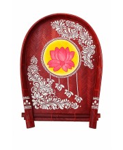 Handmade Bamboo Wedding Kulo for Bengali Boron & Khoi Dan | Traditional Hand-Painted Bamboo Kulo Tray for Wedding, Puja Decoration & Rituals | Eco-Friendly
