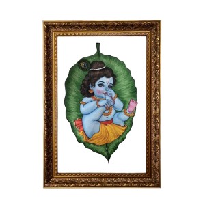 Little Bal Gopal Big Photo Frame - 20x28 Inches For Home,Temple & Office Decoration (F11267) Little Bal Gopal Big Photo Frame - 20x28 Inches For Home,Temple & Office Decoration (F11267)