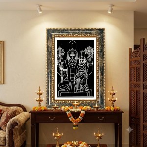 Lord Vishnu Decorative Photo Frame With White Mount | Premium Wall & Tabletop Picture Frame | Home, Office & Temple Decoration | 10x14 Inch (Pack Of 1) (F32655) Lord Vishnu Decorative Photo Frame With White Mount | Premium Wall & Tabletop Picture Frame | Home, Office & Temple Decoration | 10x14 Inch (Pack Of 1) (F32655)