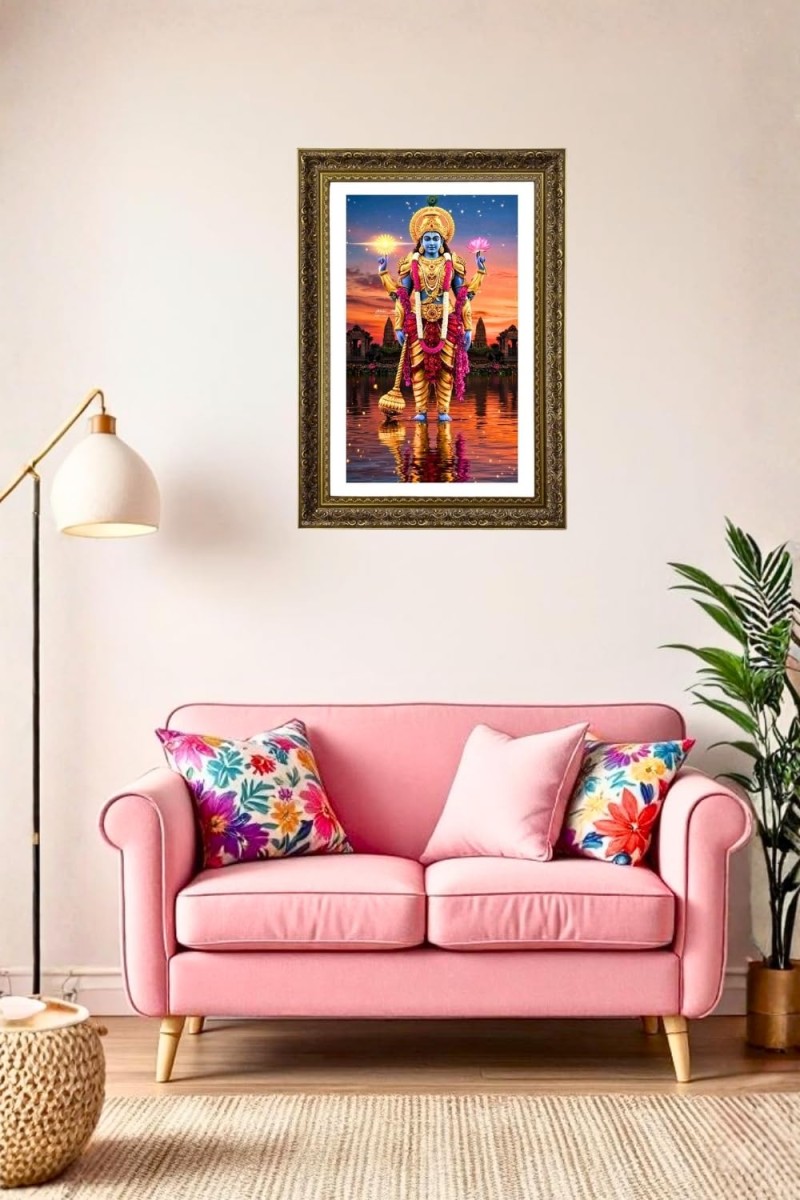 Vertical16X24 Inches Frame Big Photo Frame - 20x28 Inches For Home,Temple & Office Decoration (F10878)