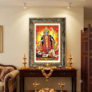 Kali Decorative Photo Frame With White Mount | Premium Wall & Tabletop Picture Frame | Home, Office & Temple Decoration | 8x12 Inch (Pack Of 1) (F32620) Kali Decorative Photo Frame With White Mount | Premium Wall & Tabletop Picture Frame | Home, Office & Temple Decoration | 8x12 Inch (Pack Of 1) (F32620)