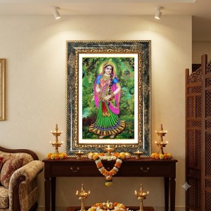 Saraswati Decorative Photo Frame With White Mount | Premium Wall & Tabletop Picture Frame | Home, Office & Temple Decoration | 10x14 Inch (Pack Of 1) (F31526) Saraswati Decorative Photo Frame With White Mount | Premium Wall & Tabletop Picture Frame | Home, Office & Temple Decoration | 10x14 Inch (Pack Of 1) (F31526)