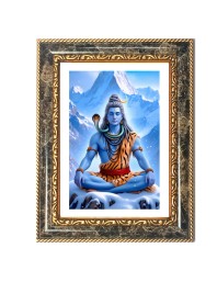Krishna And Radhaa Decorative Photo Frame With White Mount | Premium Wall & Tabletop Picture Frame | Home, Office & Temple Decoration | 12x16 Inch (Pack Of 1) (F32630)