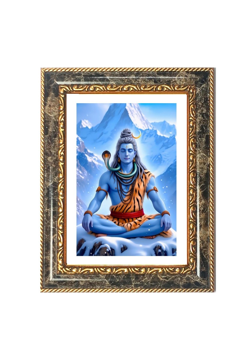 Krishna And Radhaa Decorative Photo Frame With White Mount | Premium Wall & Tabletop Picture Frame | Home, Office & Temple Decoration | 12x16 Inch (Pack Of 1) (F32630)
