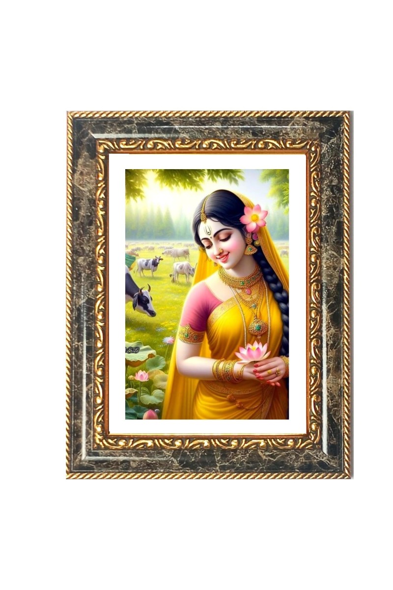 Radhaa Decorative Photo Frame With White Mount | Premium Wall & Tabletop Picture Frame | Home, Office & Temple Decoration | 10x14 Inch (Pack Of 1) (F31489)