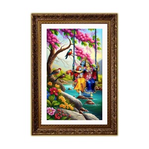 Vertical16X24 Inches Frame Big Photo Frame - 20x28 Inches For Home,Temple & Office Decoration (F10888)