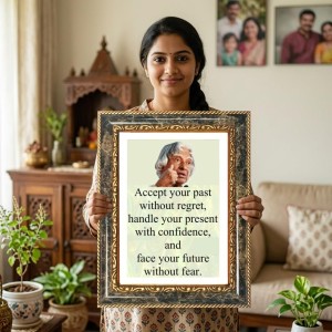 A.P.J. Abdul Kalam Quote Decorative Photo Frame With White Mount | Premium Wall & Tabletop Picture Frame | Home, Office & Temple Decoration | 8x12 Inch (Pack Of 1) (F33047) A.P.J. Abdul Kalam Quote Decorative Photo Frame With White Mount | Premium Wall & Tabletop Picture Frame | Home, Office & Temple Decoration | 8x12 Inch (Pack Of 1) (F33047)