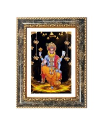 Narasimha Decorative Photo Frame With White Mount | Premium Wall & Tabletop Picture Frame | Home, Office & Temple Decoration | 8x12 Inch (Pack Of 1) (F31562)