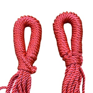 Handcrafted Nylon Rope Hammock Swing Hanging Net Mesh Sleeping Bed for Kids