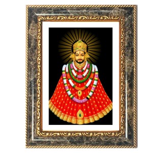 Hanuman Decorative Photo Frame With White Mount | Premium Wall & Tabletop Picture Frame | Home, Office & Temple Decoration | 8x12 Inch (Pack Of 1) (F32482)