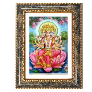Goddess Gayatri Goddess Decorative Photo Frame With White Mount | Premium Wall & Tabletop Picture Frame | Home, Office & Temple Decoration | 10x14 Inch (Pack Of 1) (F31248) Goddess Gayatri Goddess Decorative Photo Frame With White Mount | Premium Wall & Tabletop Picture Frame | Home, Office & Temple Decoration | 10x14 Inch (Pack Of 1) (F31248)