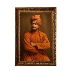 Swami Vivekananda Big Photo Frame - 20x28 Inches For Home,Temple & Office Decoration (F11172)