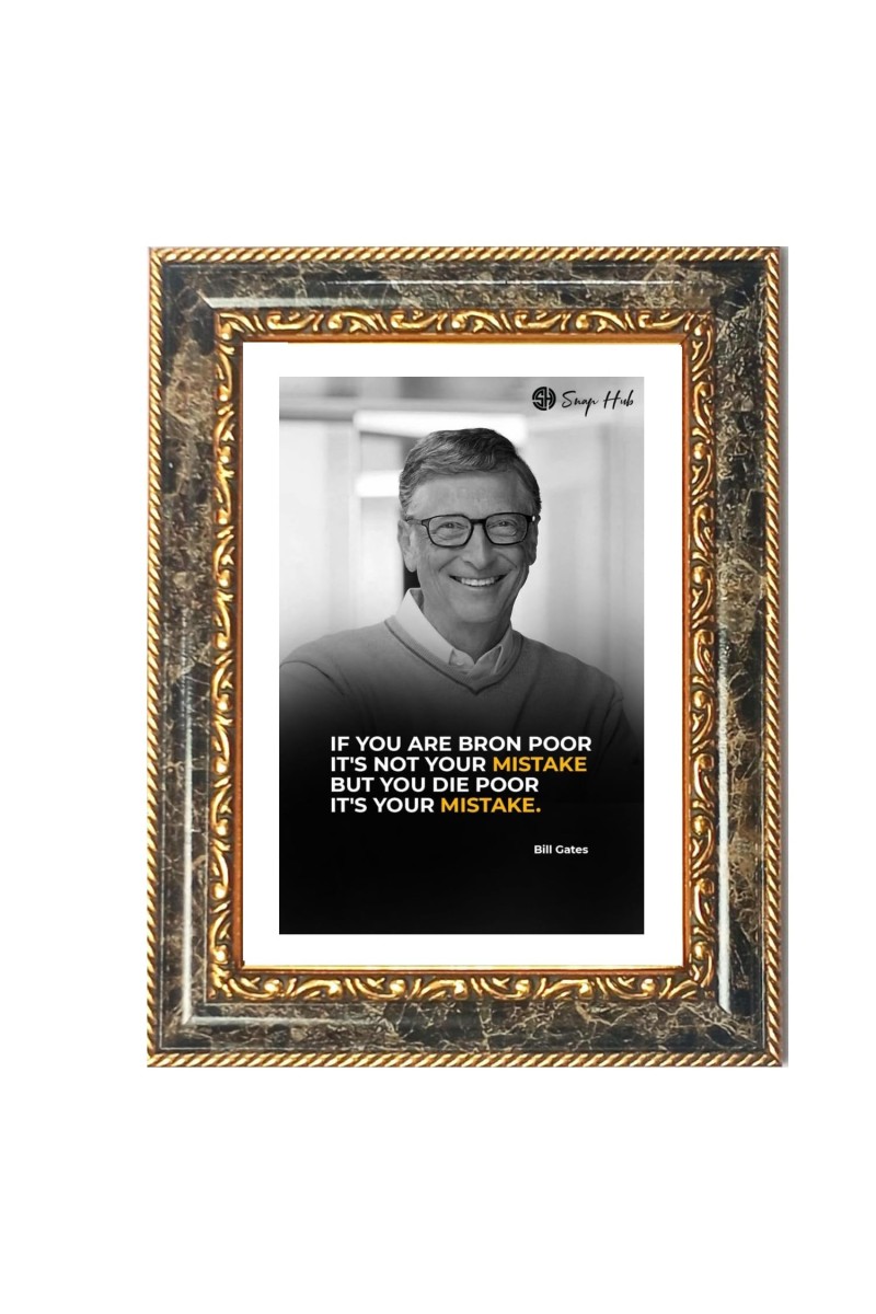 Quote Decorative Photo Frame With White Mount | Premium Wall & Tabletop Picture Frame | Home, Office & Temple Decoration | 12x16 Inch (Pack Of 1) (F31580)
