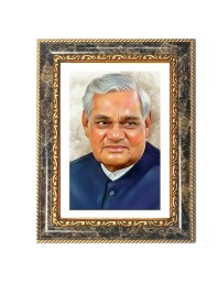 Atal Bihari Vajpayee Decorative Photo Frame With White Mount | Premium Wall & Tabletop Picture Frame | Home, Office & Temple Decoration | 10x14 Inch (Pack Of 1) (F33198)