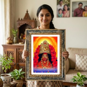 Goddess Tara Decorative Photo Frame With White Mount | Premium Wall & Tabletop Picture Frame | Home, Office & Temple Decoration | 8x12 Inch (Pack Of 1) (F31559) Goddess Tara Decorative Photo Frame With White Mount | Premium Wall & Tabletop Picture Frame | Home, Office & Temple Decoration | 8x12 Inch (Pack Of 1) (F31559)