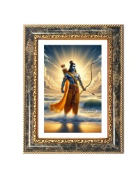 Lakshman Decorative Photo Frame With White Mount | Premium Wall & Tabletop Picture Frame | Home, Office & Temple Decoration | 8x12 Inch (Pack Of 1) (F33064)