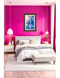 Bluebirds Big Photo Frame - 20x28 Inches For Home,Temple & Office Decoration (F10753)