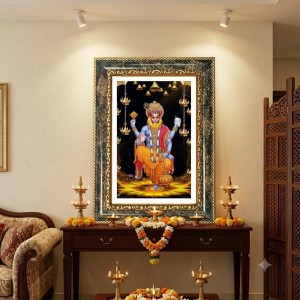 Narasimha Decorative Photo Frame With White Mount | Premium Wall & Tabletop Picture Frame | Home, Office & Temple Decoration | 8x12 Inch (Pack Of 1) (F31562) Narasimha Decorative Photo Frame With White Mount | Premium Wall & Tabletop Picture Frame | Home, Office & Temple Decoration | 8x12 Inch (Pack Of 1) (F31562)