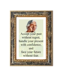 A.P.J. Abdul Kalam Quote Decorative Photo Frame With White Mount | Premium Wall & Tabletop Picture Frame | Home, Office & Temple Decoration | 8x12 Inch (Pack Of 1) (F33047)
