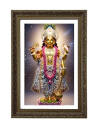 Lord Vishnu Big Photo Frame - 20x28 Inches For Home,Temple & Office Decoration (F10757)
