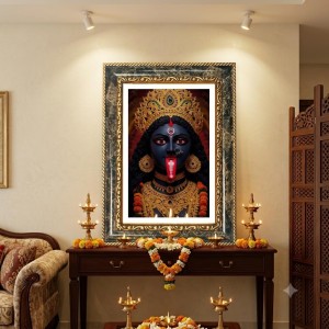 Shiva Lingam Worship Decorative Photo Frame With White Mount | Premium Wall & Tabletop Picture Frame | Home, Office & Temple Decoration | 12x16 Inch (Pack Of 1) (F33219) Shiva Lingam Worship Decorative Photo Frame With White Mount | Premium Wall & Tabletop Picture Frame | Home, Office & Temple Decoration | 12x16 Inch (Pack Of 1) (F33219)