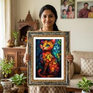 Gio In The Garden Decorative Photo Frame With White Mount | Premium Wall & Tabletop Picture Frame | Home, Office & Temple Decoration | 8x12 Inch (Pack Of 1) (F32547) Gio In The Garden Decorative Photo Frame With White Mount | Premium Wall & Tabletop Picture Frame | Home, Office & Temple Decoration | 8x12 Inch (Pack Of 1) (F32547)