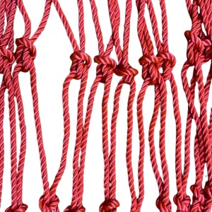 Handcrafted Nylon Rope Hammock Swing Hanging Net Mesh Sleeping Bed for Kids