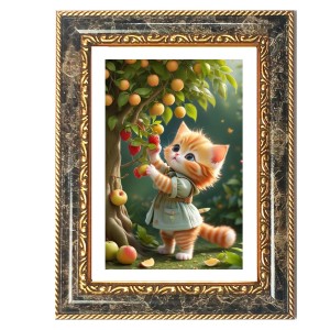 Kitten Decorative Photo Frame With White Mount | Premium Wall & Tabletop Picture Frame | Home, Office & Temple Decoration | 10x14 Inch (Pack Of 1) (F31467) Kitten Decorative Photo Frame With White Mount | Premium Wall & Tabletop Picture Frame | Home, Office & Temple Decoration | 10x14 Inch (Pack Of 1) (F31467)