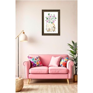 Vertical16X24 Inches Frame Big Photo Frame - 20x28 Inches For Home,Temple & Office Decoration (F10836)