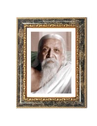 Sri Aurobindo Ghosh Decorative Photo Frame With White Mount | Premium Wall & Tabletop Picture Frame | Home, Office & Temple Decoration | 10x14 Inch (Pack Of 1) (F31290)