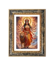Kali Decorative Photo Frame With White Mount | Premium Wall & Tabletop Picture Frame | Home, Office & Temple Decoration | 12x16 Inch (Pack Of 1) (F33146)