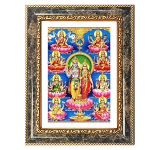 Lakshmi Decorative Photo Frame With White Mount | Premium Wall & Tabletop Picture Frame | Home, Office & Temple Decoration | 8x12 Inch (Pack Of 1) (F33190) Lakshmi Decorative Photo Frame With White Mount | Premium Wall & Tabletop Picture Frame | Home, Office & Temple Decoration | 8x12 Inch (Pack Of 1) (F33190)