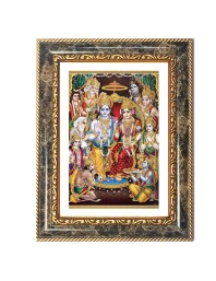 Ram Darbar Decorative Photo Frame With White Mount | Premium Wall & Tabletop Picture Frame | Home, Office & Temple Decoration | 12x16 Inch (Pack Of 1) (F33116)
